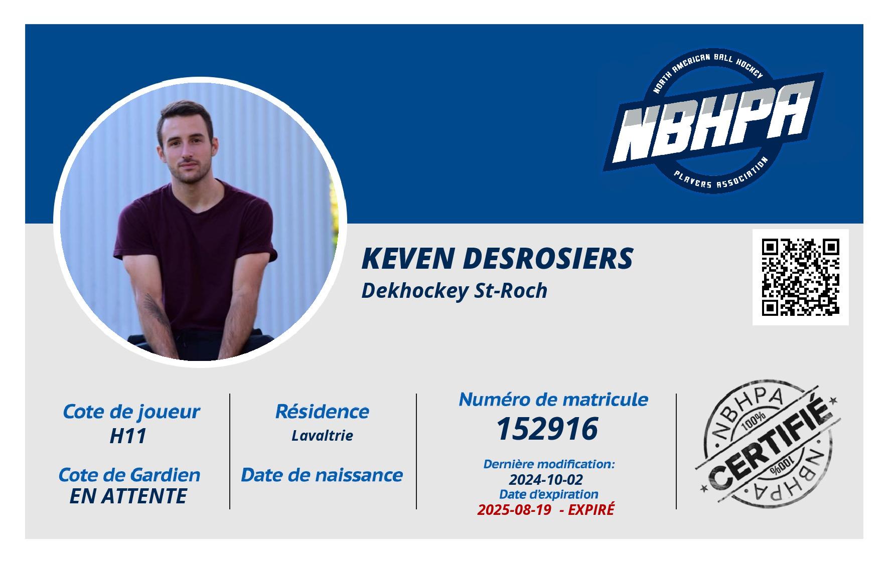Keven Desrosiers
