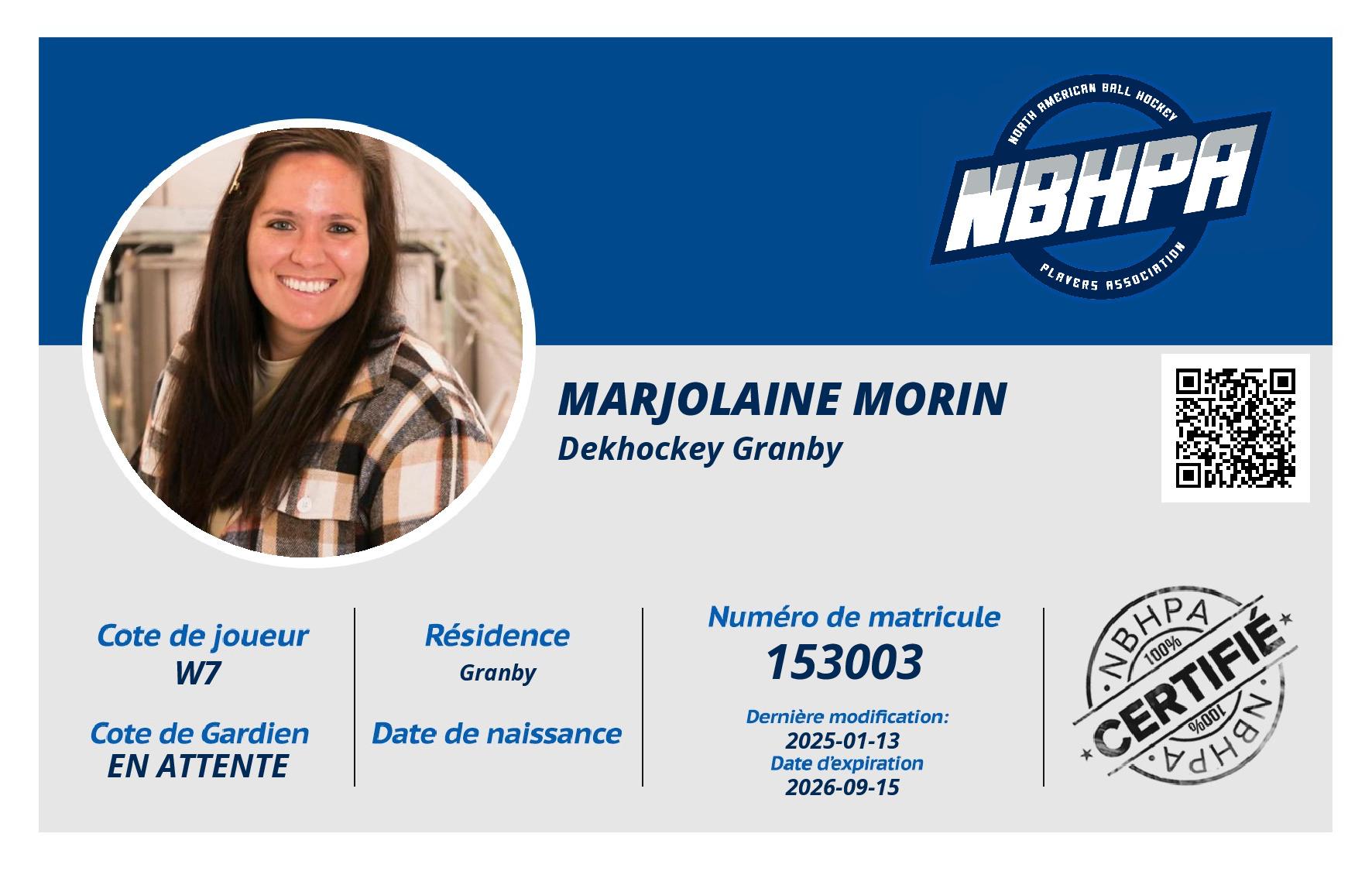 Marjolaine Morin