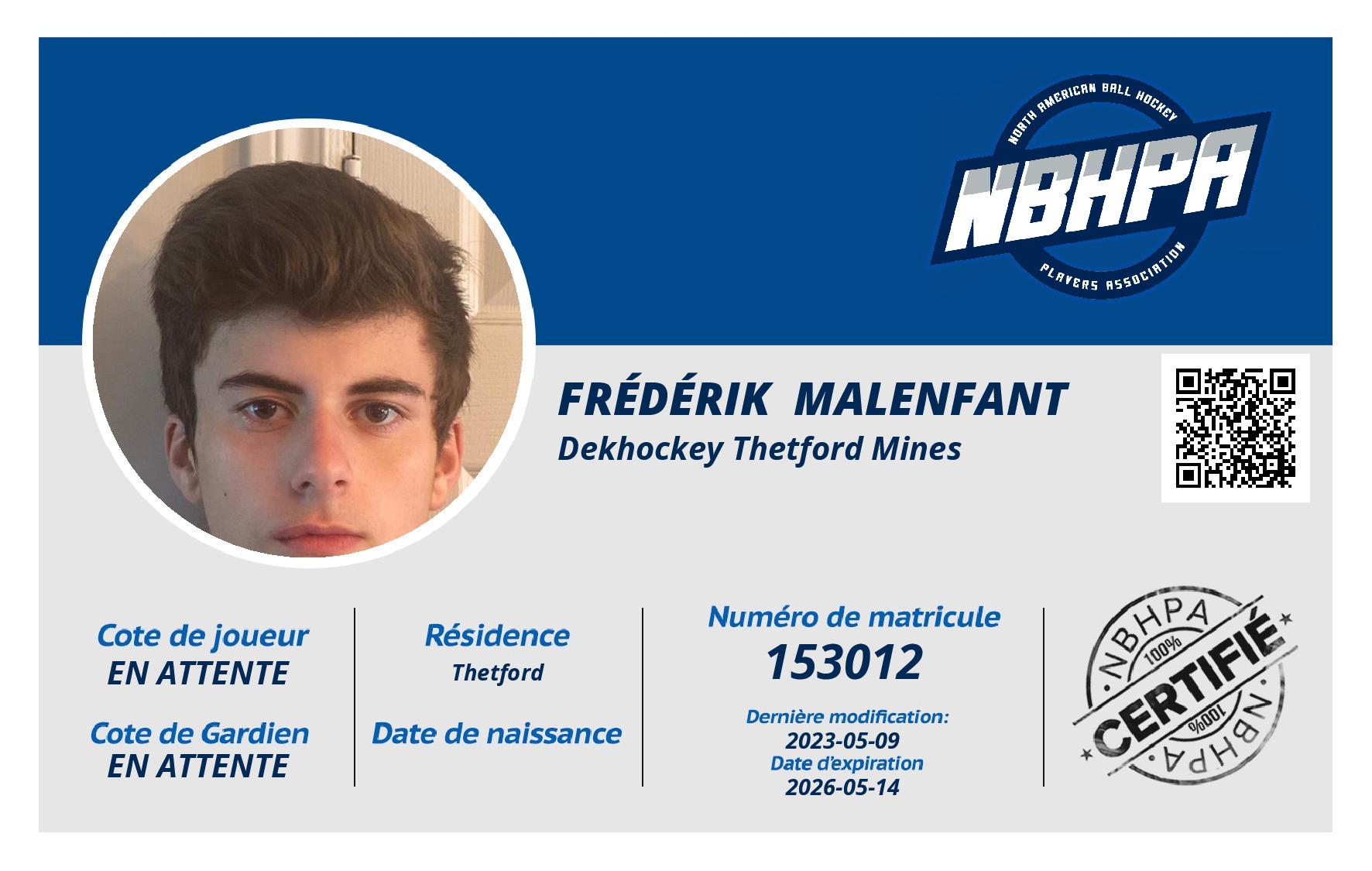 Frédérik  Malenfant 
