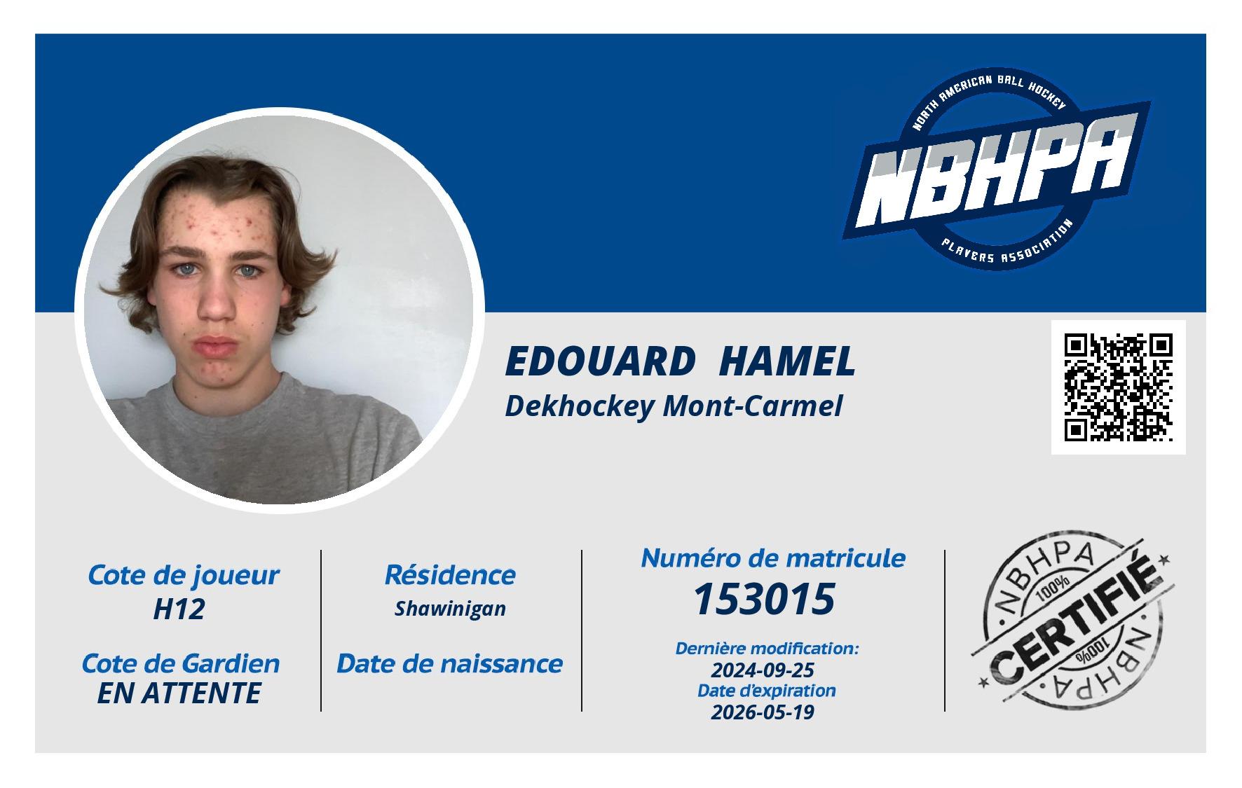 Edouard  Hamel