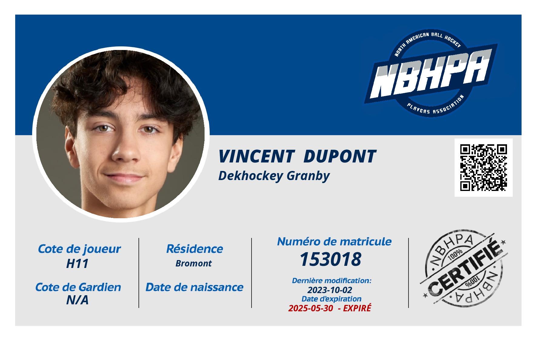 Vincent  Dupont 