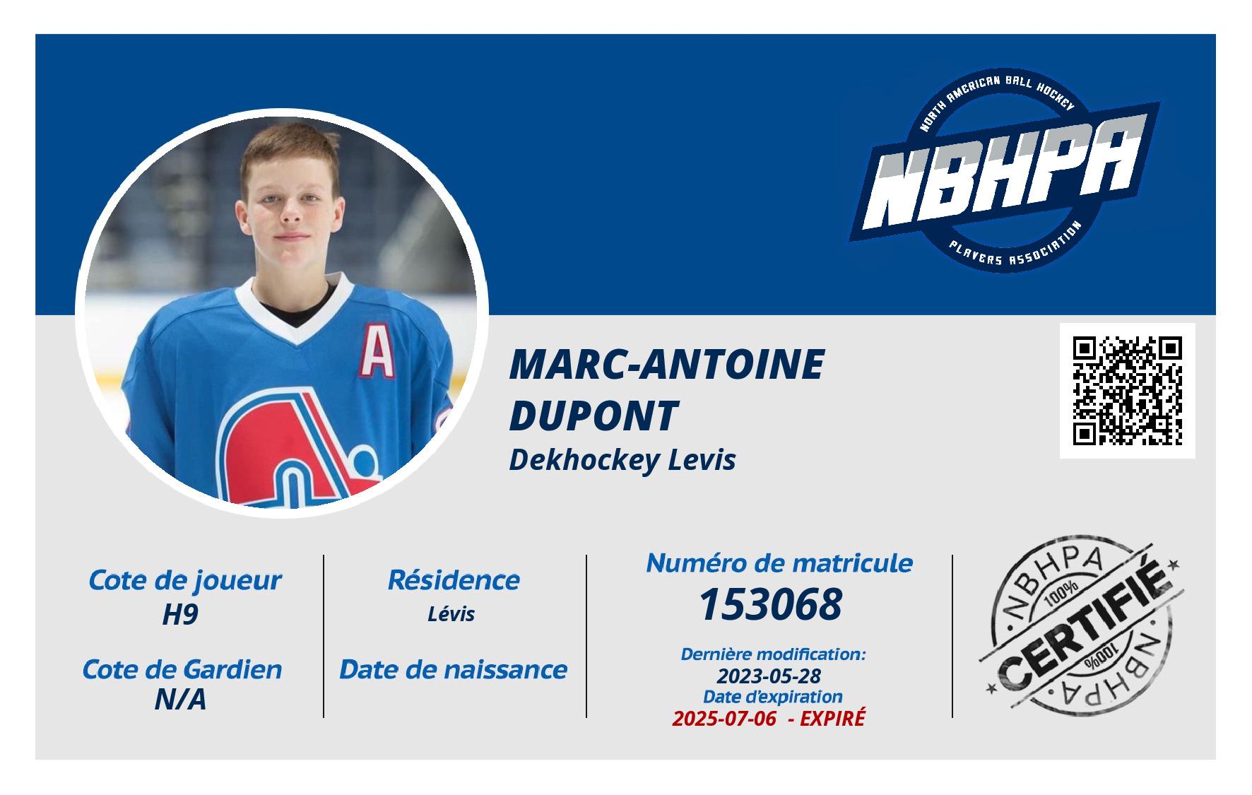 Marc-Antoine Dupont 