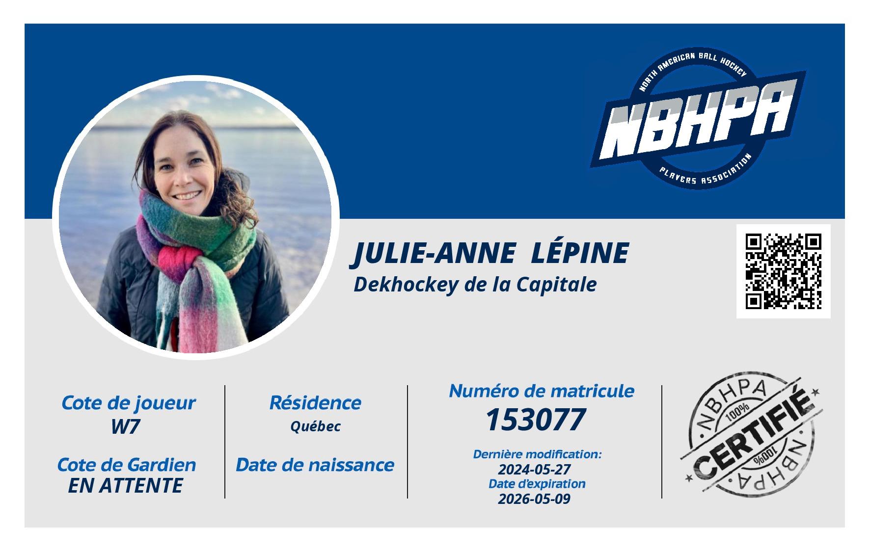 Julie-Anne  Lépine