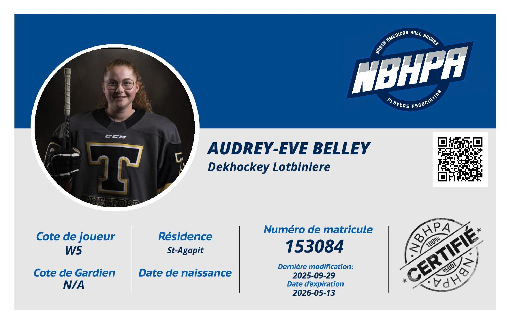Audrey-Eve Belley