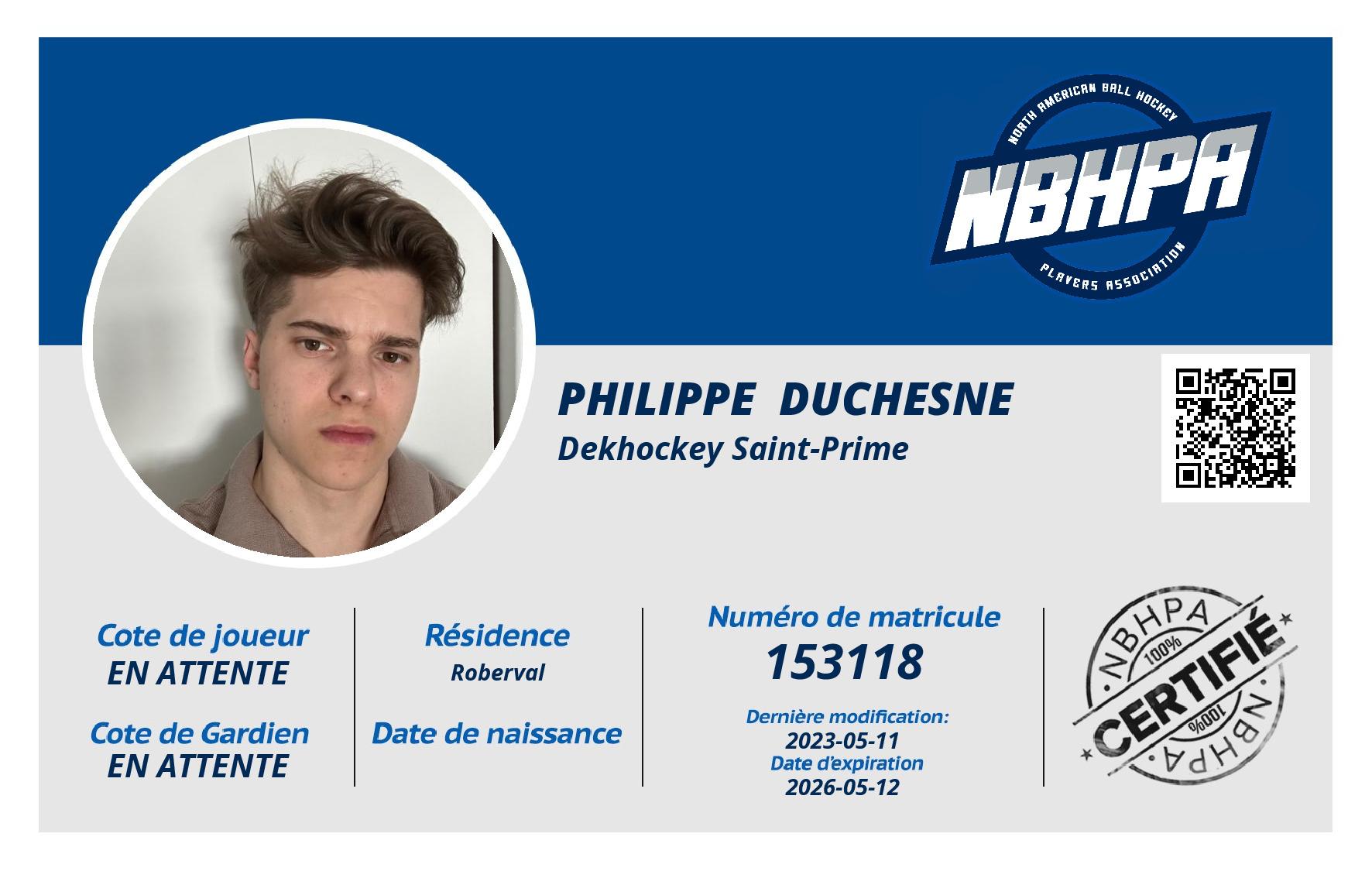 Philippe  Duchesne 