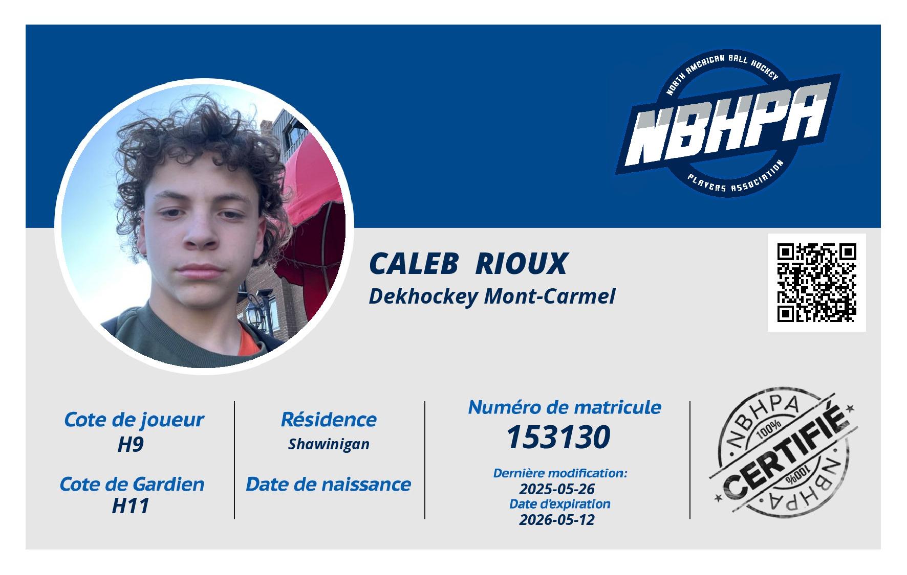 Caleb  Rioux