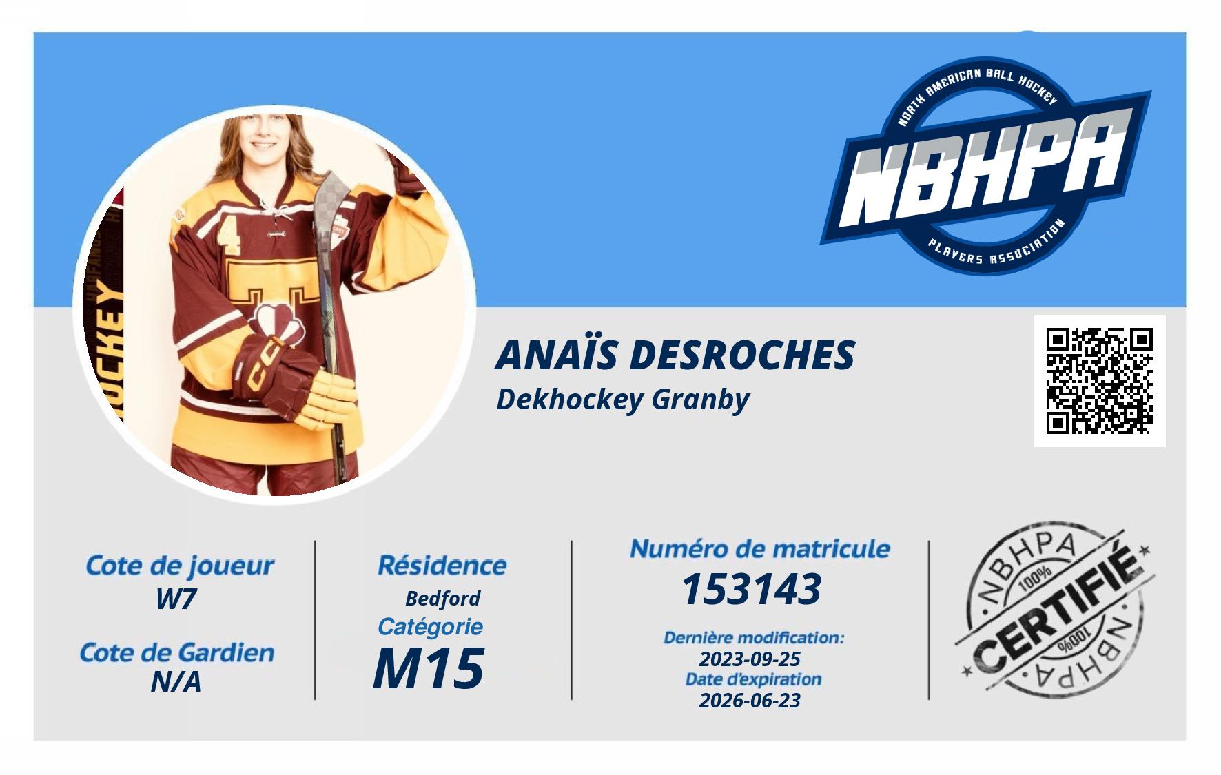 Anaïs Desroches