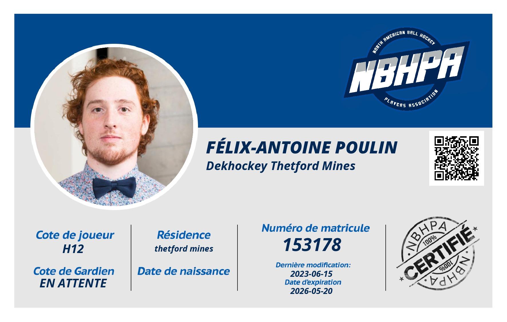 Félix-antoine Poulin
