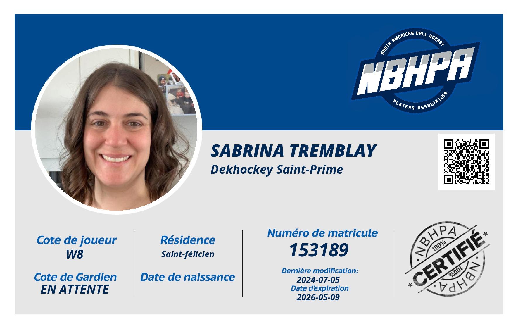 Sabrina Tremblay