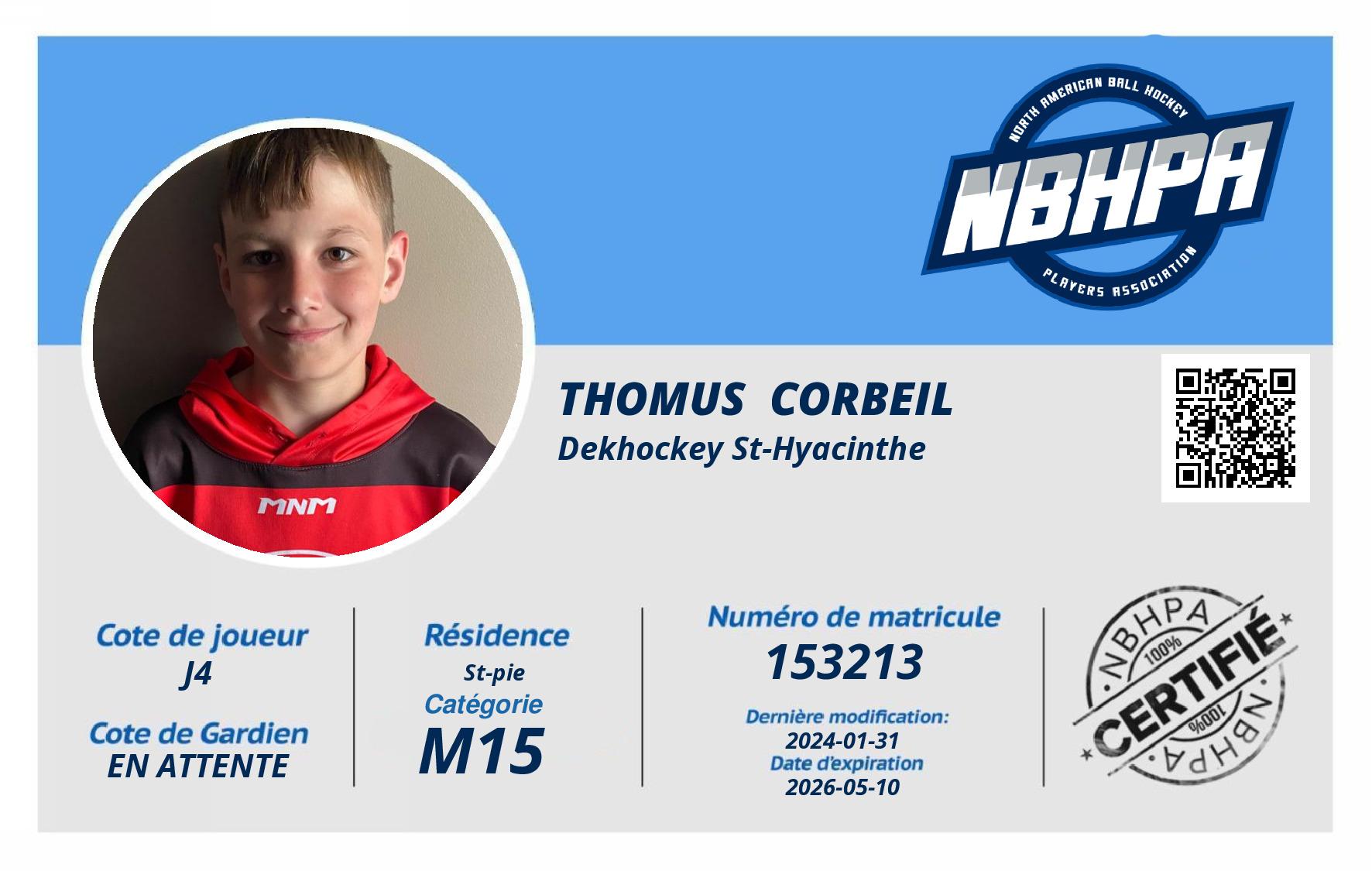 Thomus  Corbeil 