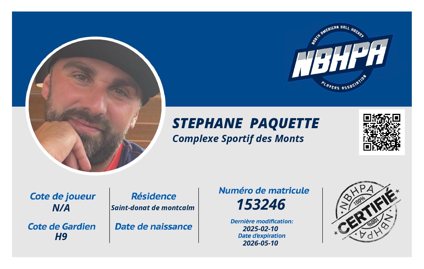 Stephane  Paquette