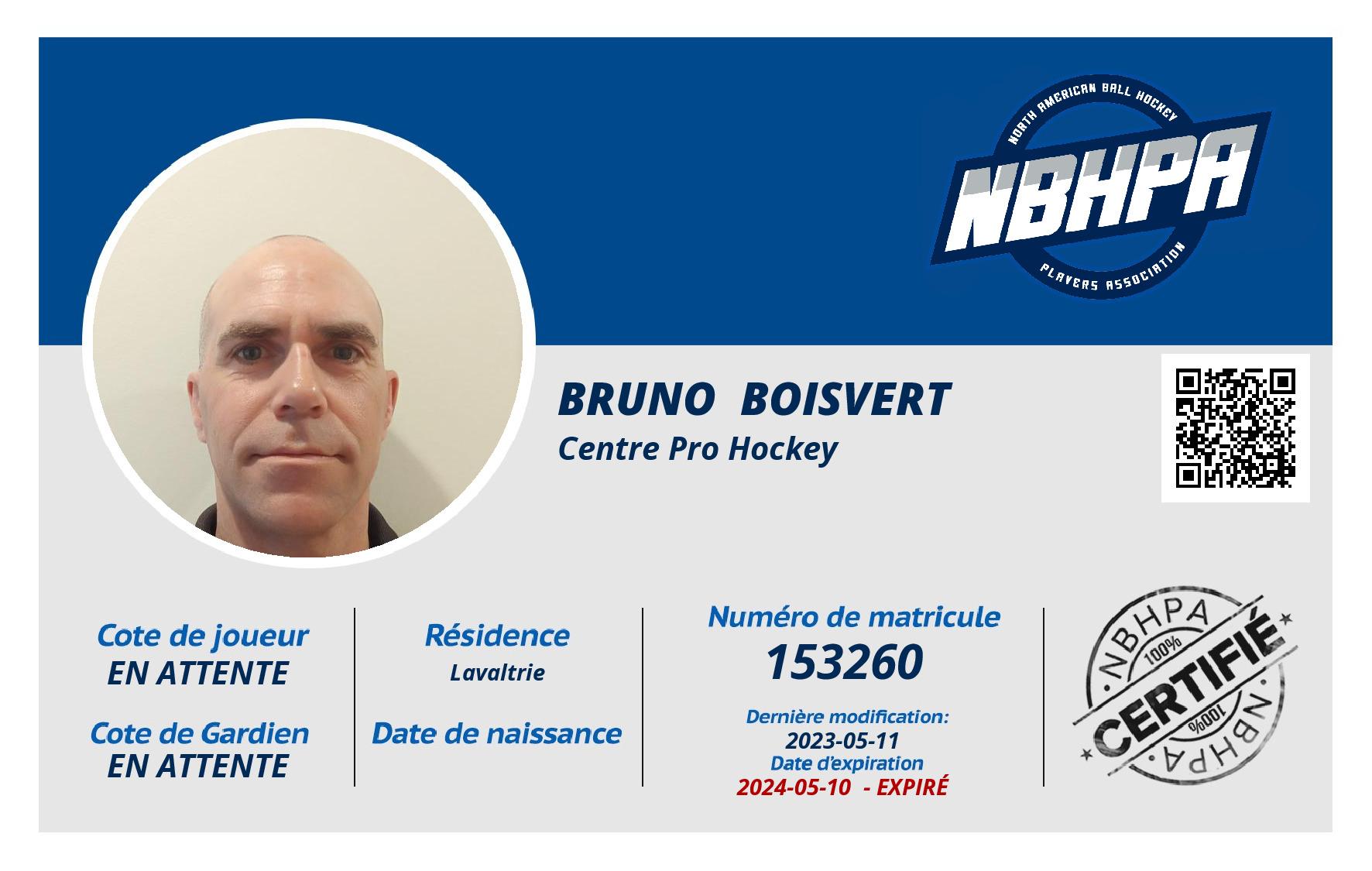 Bruno  Boisvert