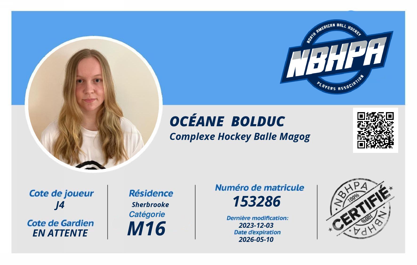 Océane  Bolduc