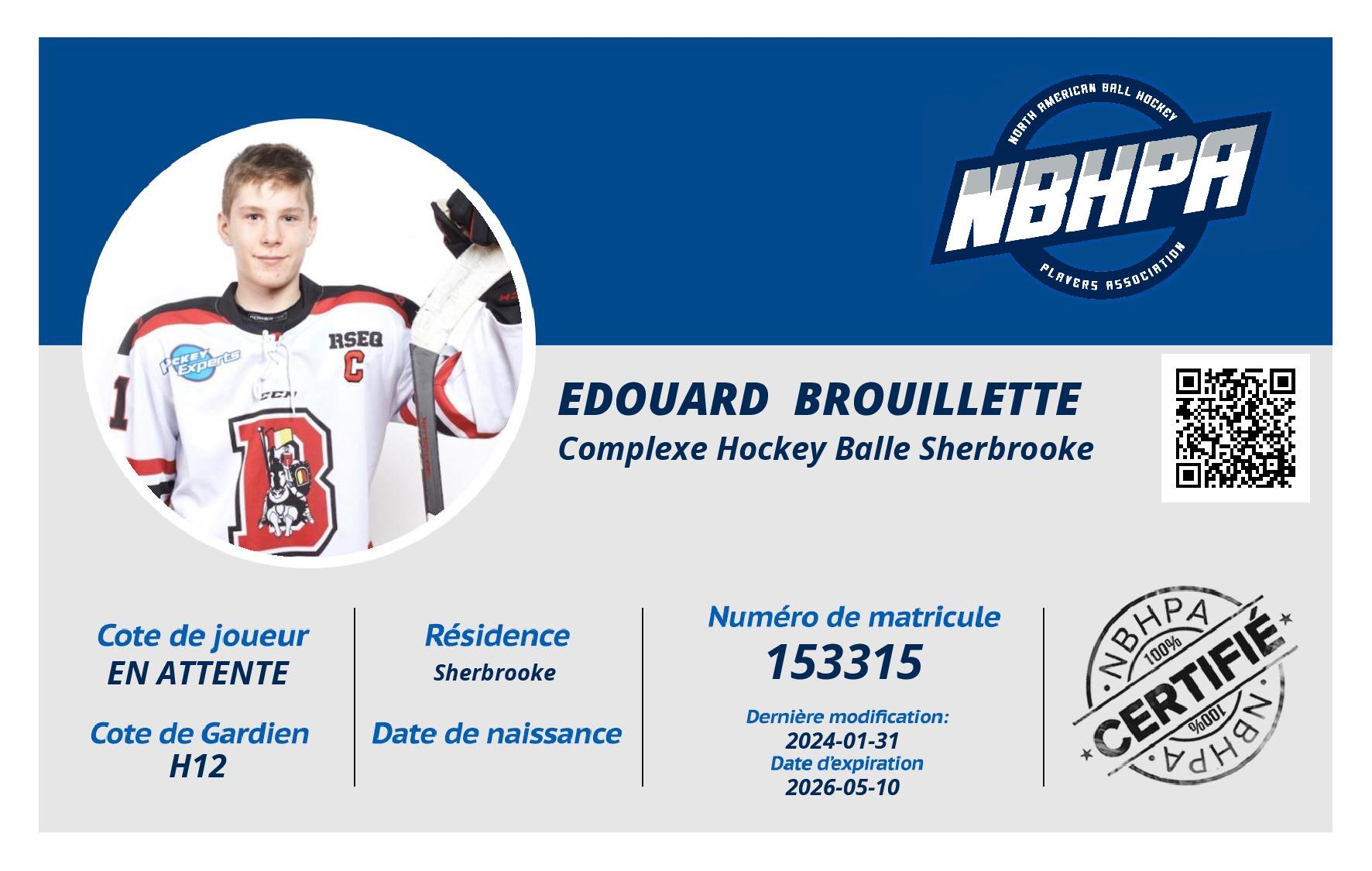Edouard  Brouillette 