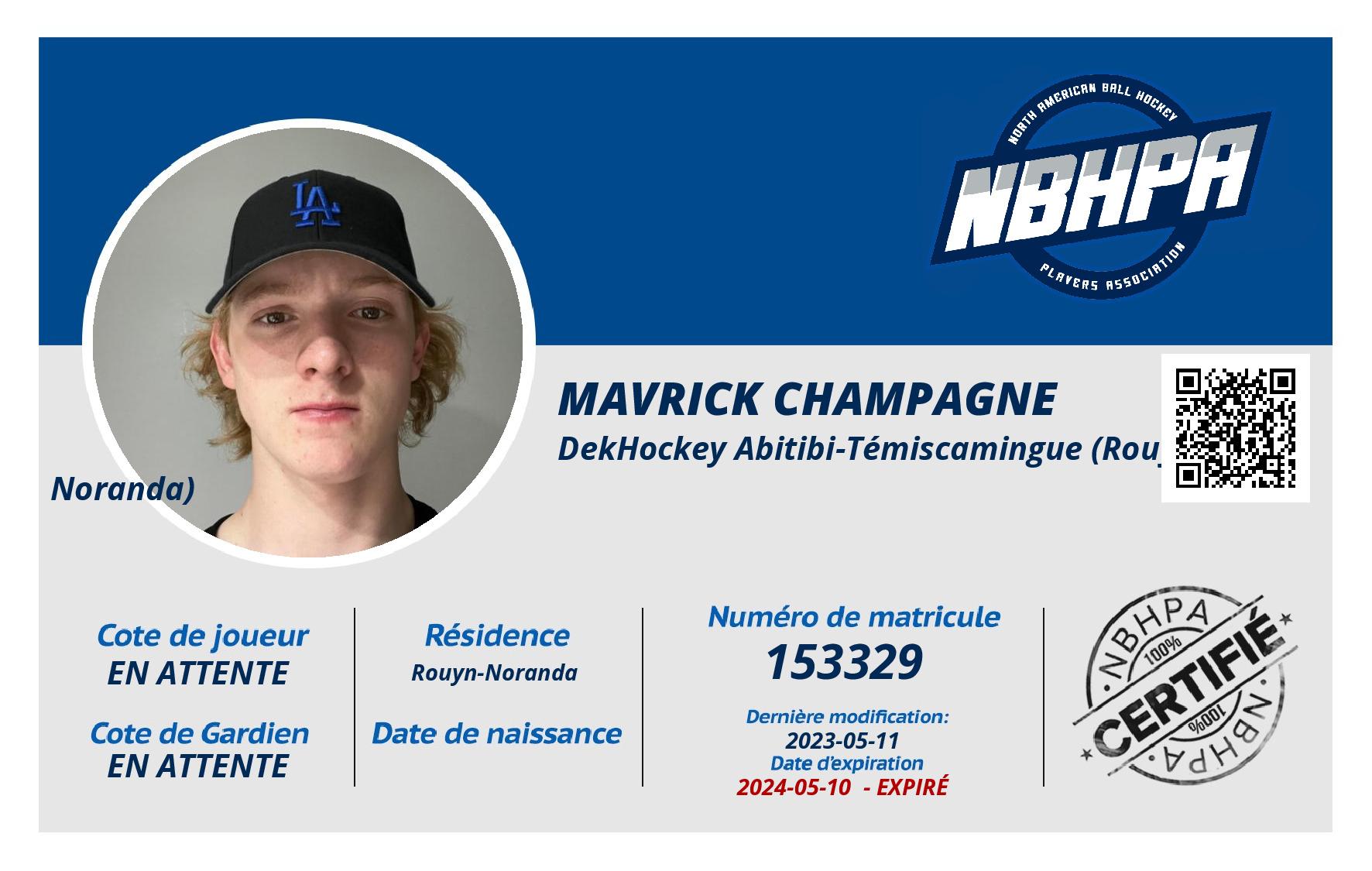 Mavrick Champagne 