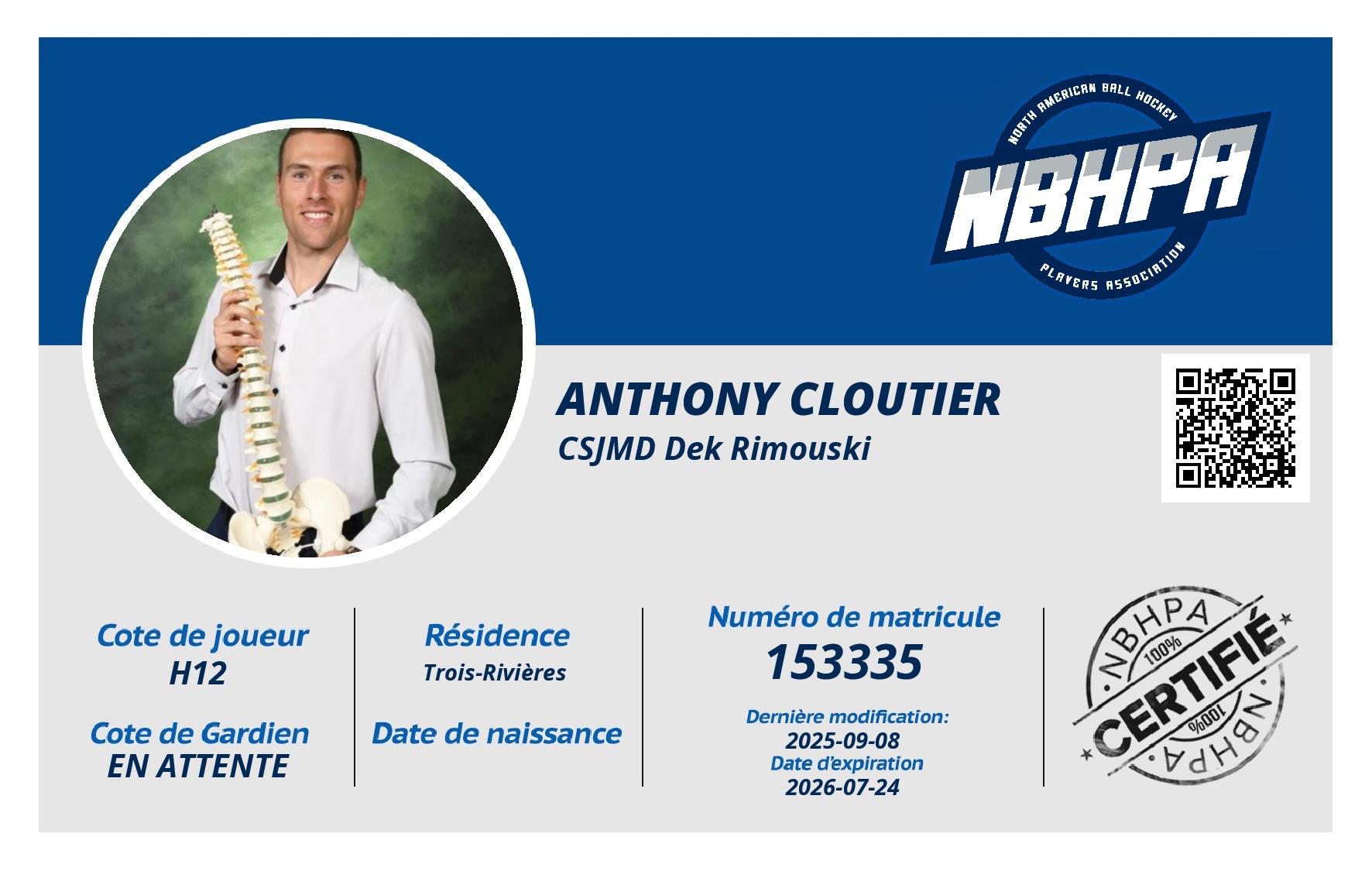 Anthony Cloutier