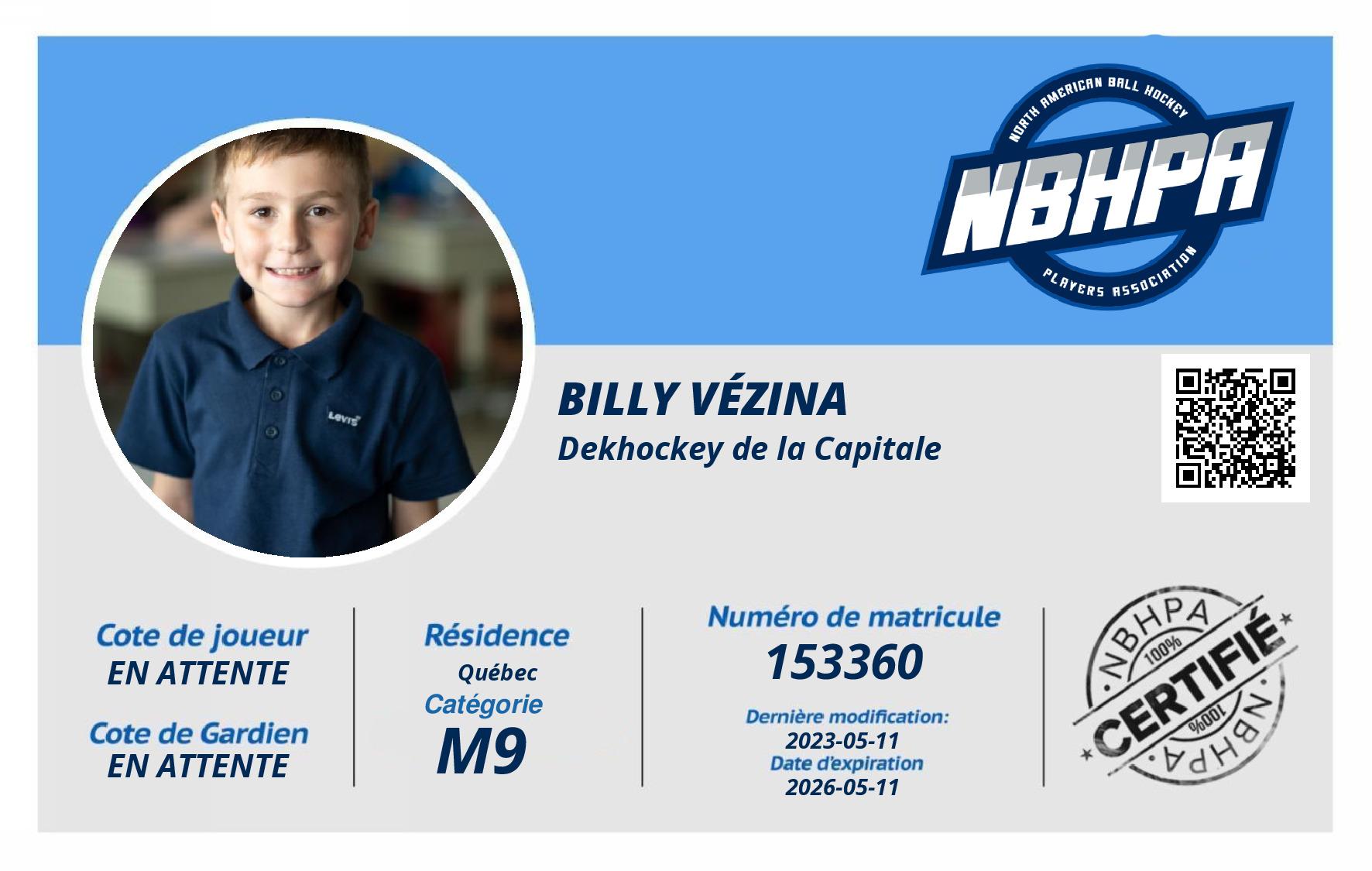 Billy Vézina