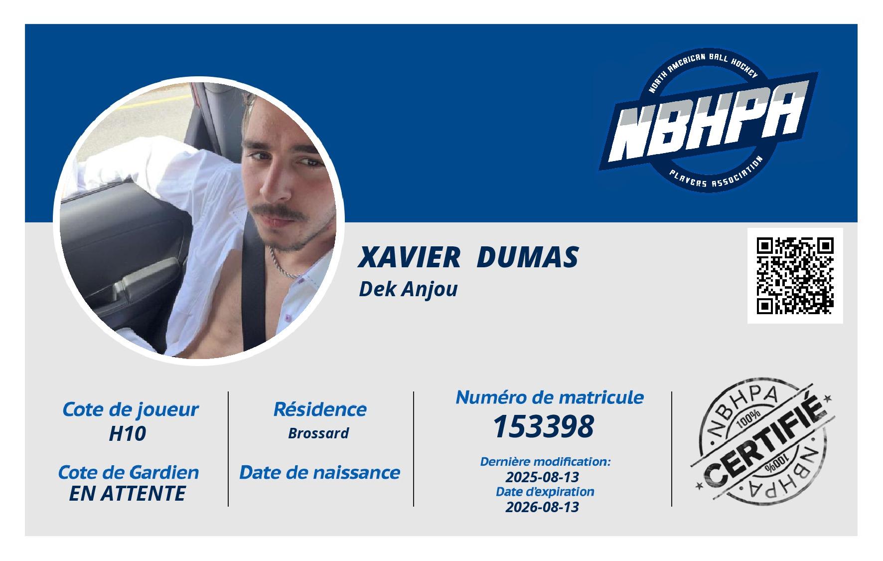 Xavier  Dumas