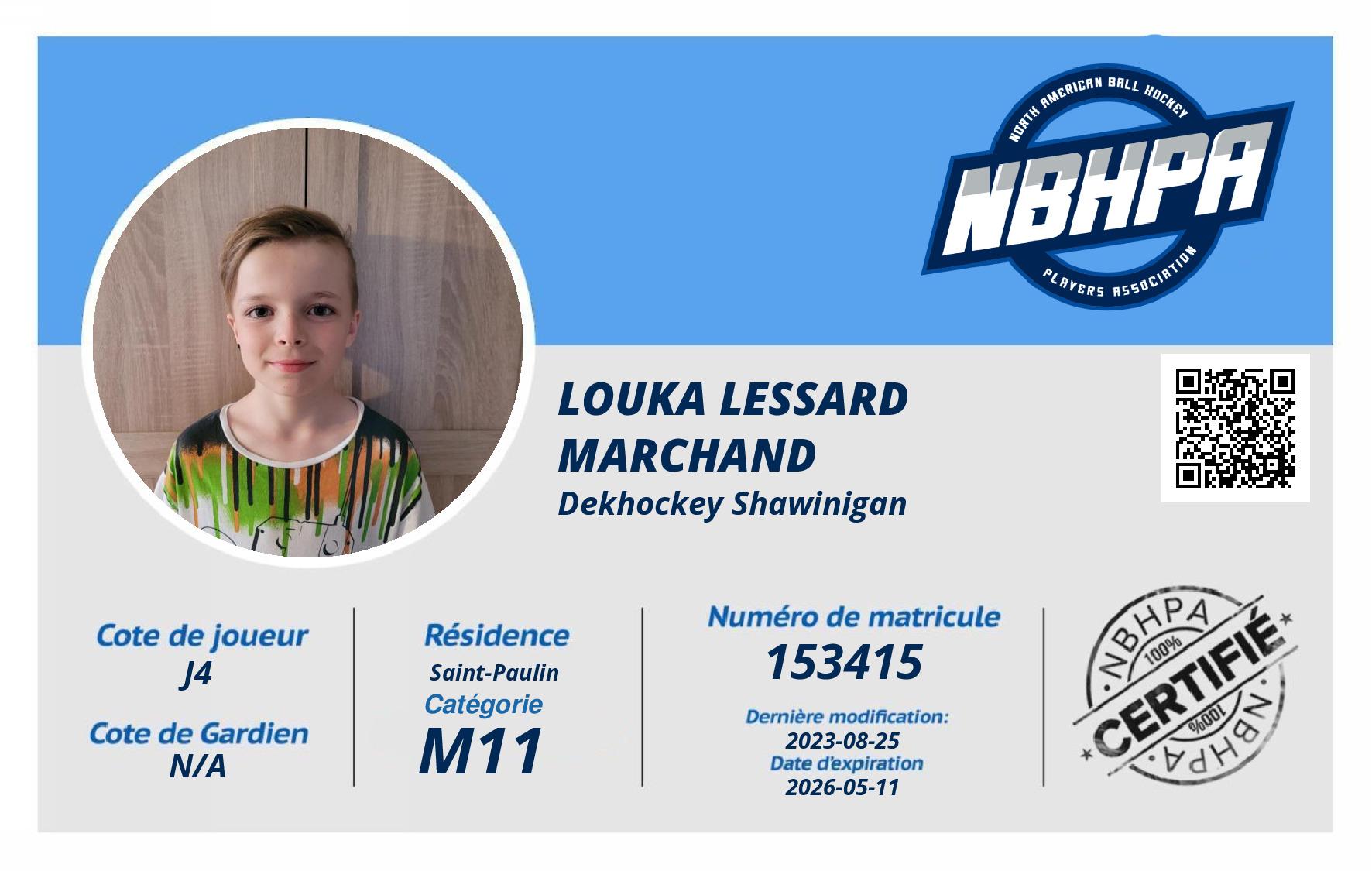 Louka Lessard Marchand 
