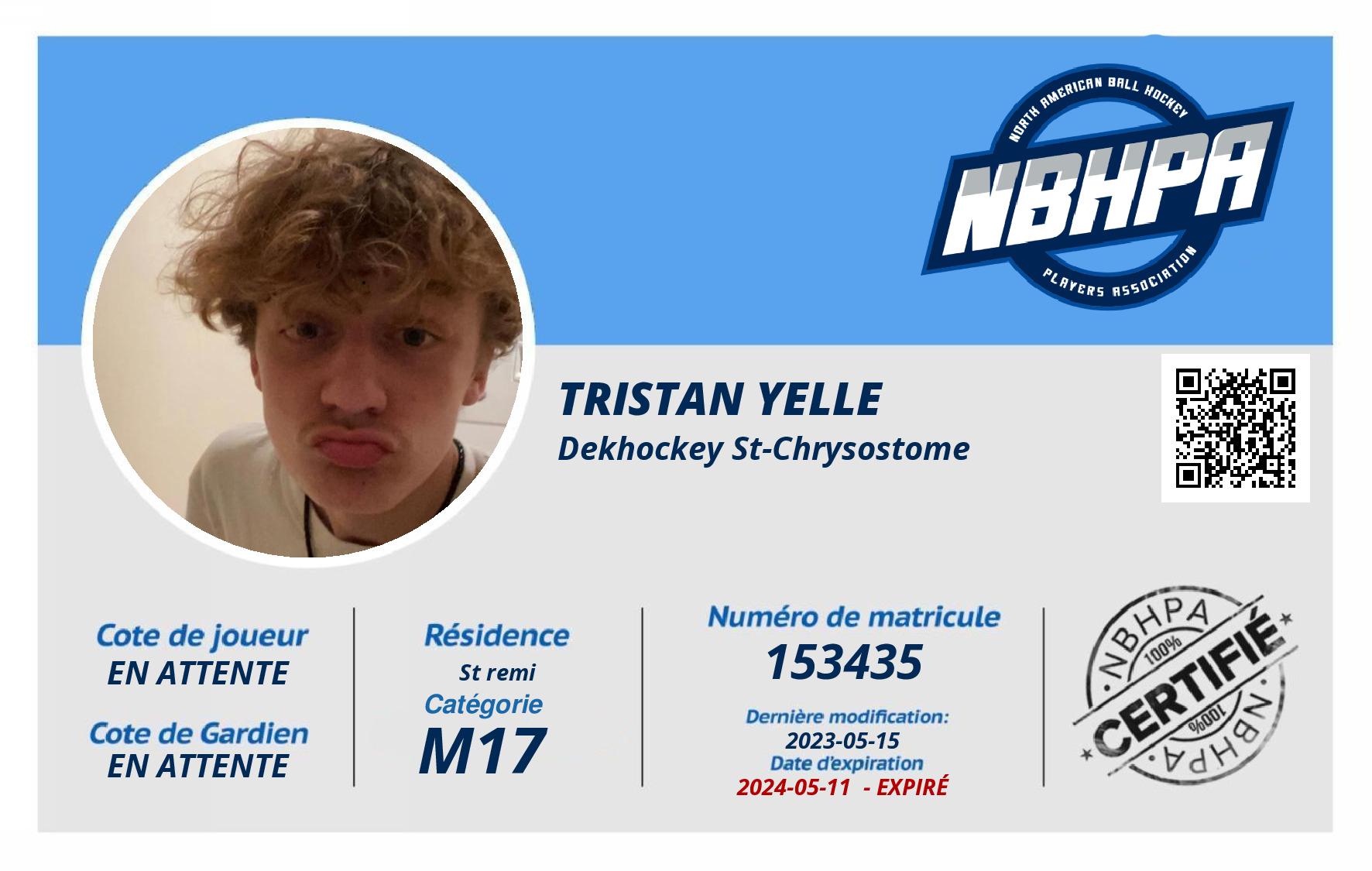 Tristan Yelle