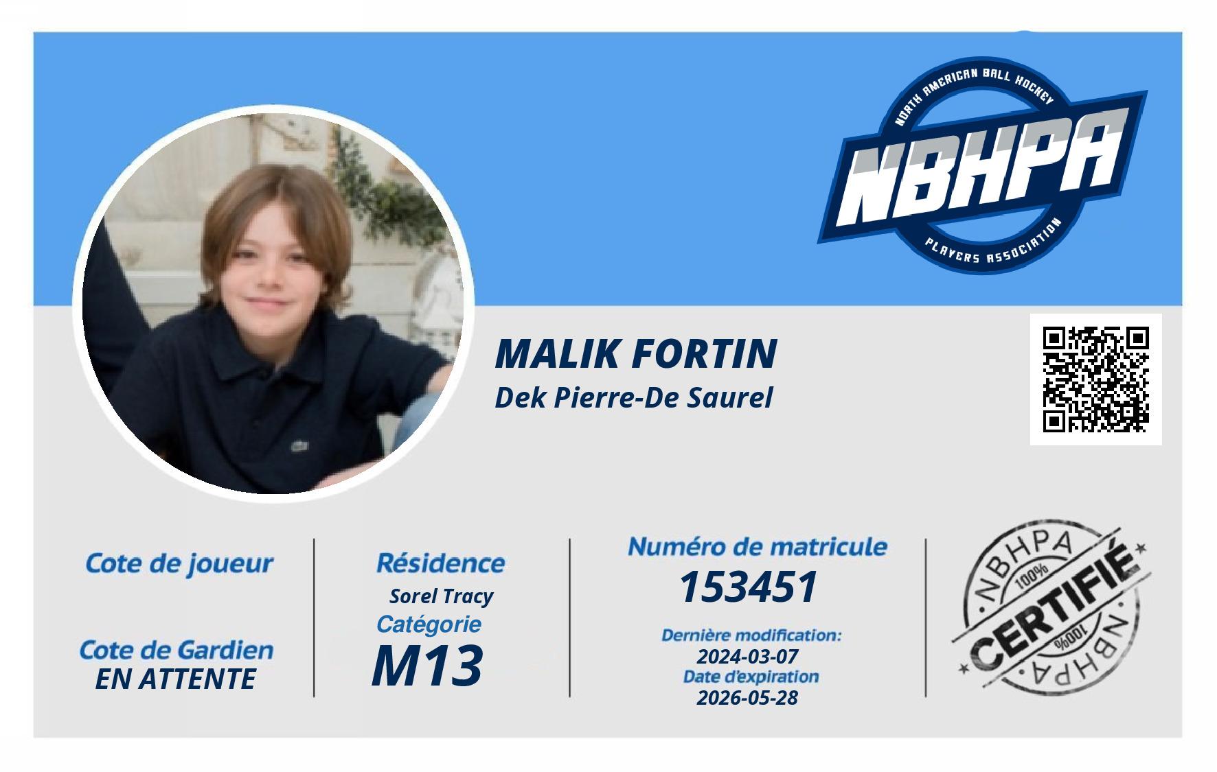 Malik Fortin