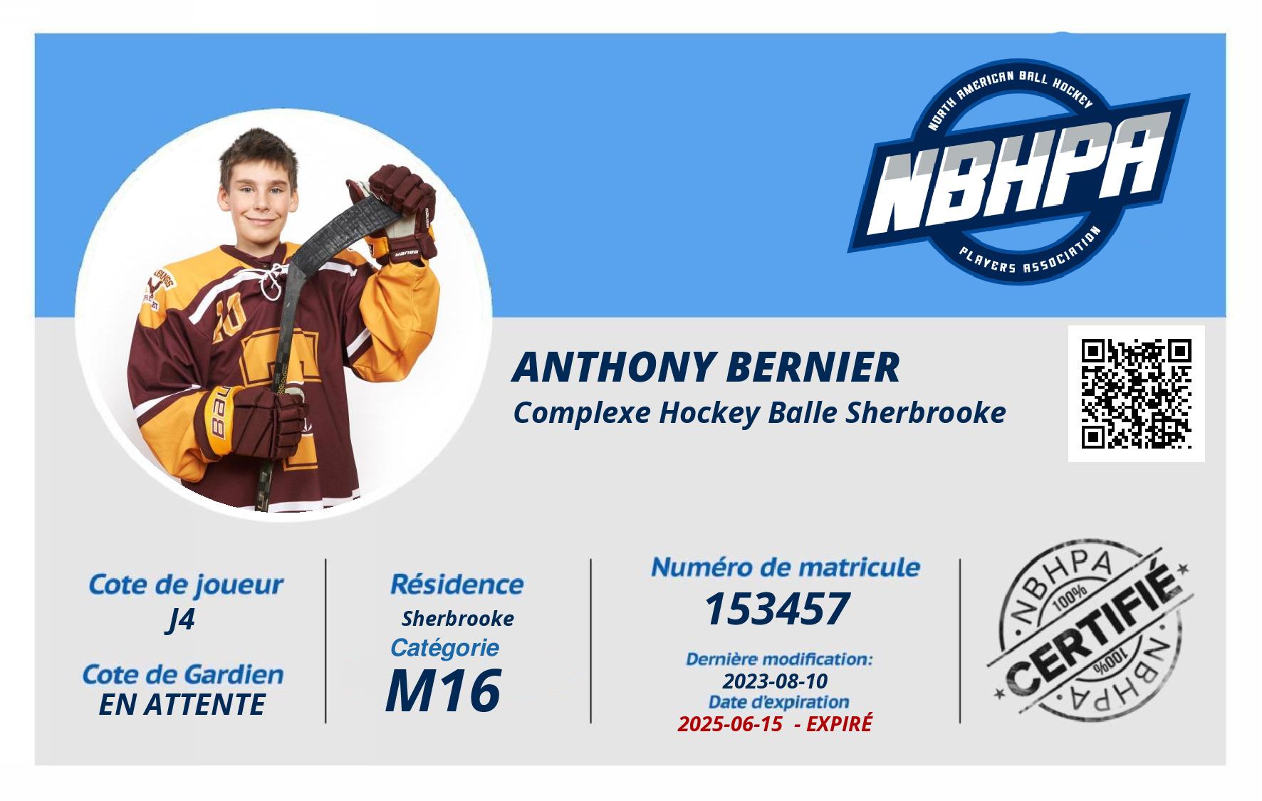 Anthony Bernier