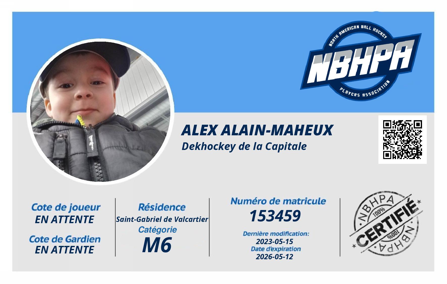Alex Alain-Maheux