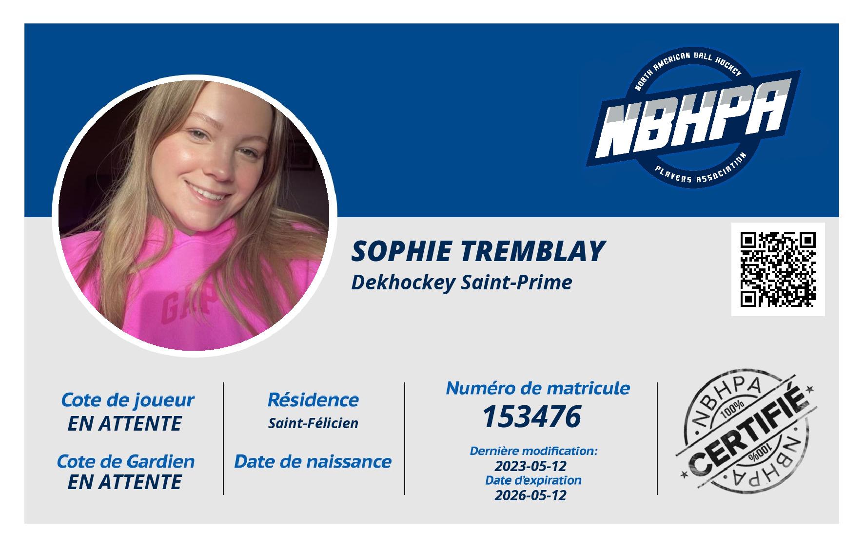 Sophie Tremblay