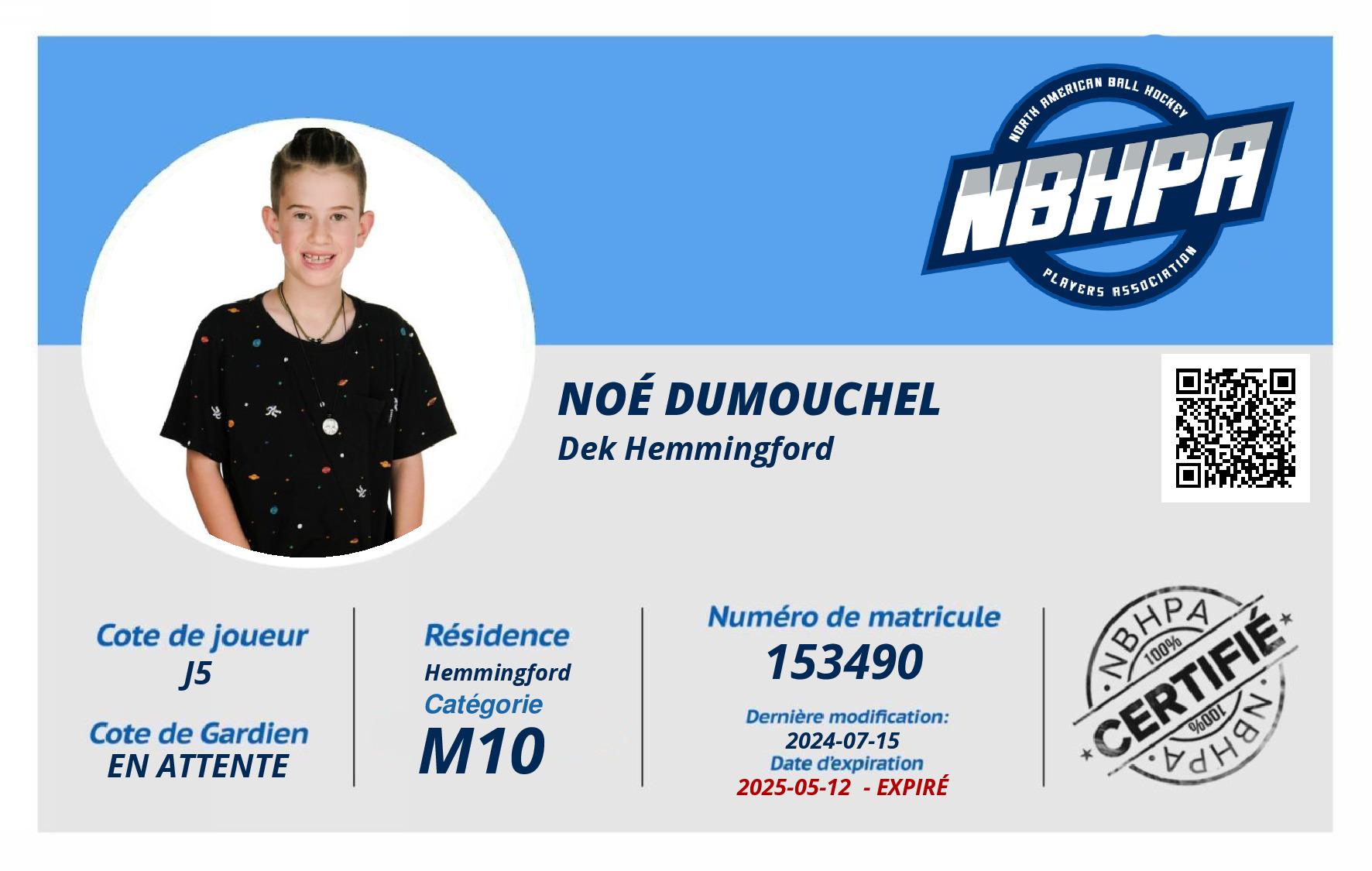 Noé Dumouchel
