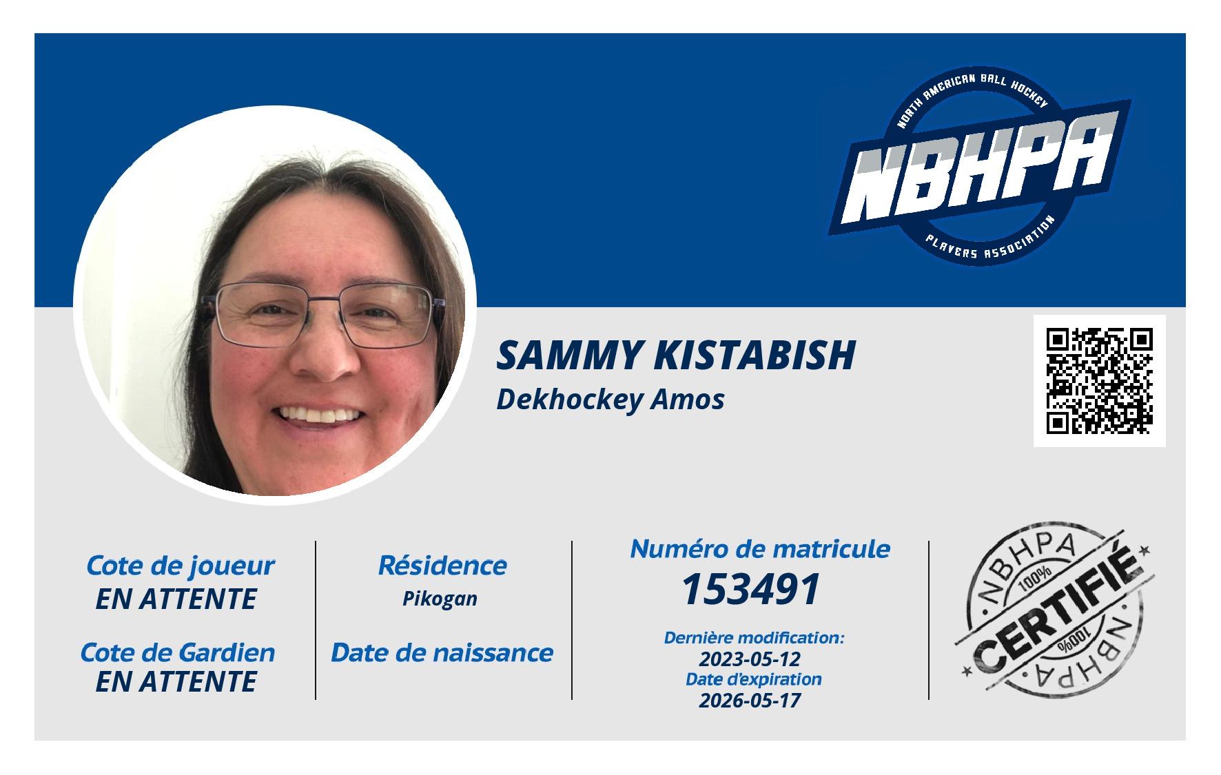 Sammy Kistabish 