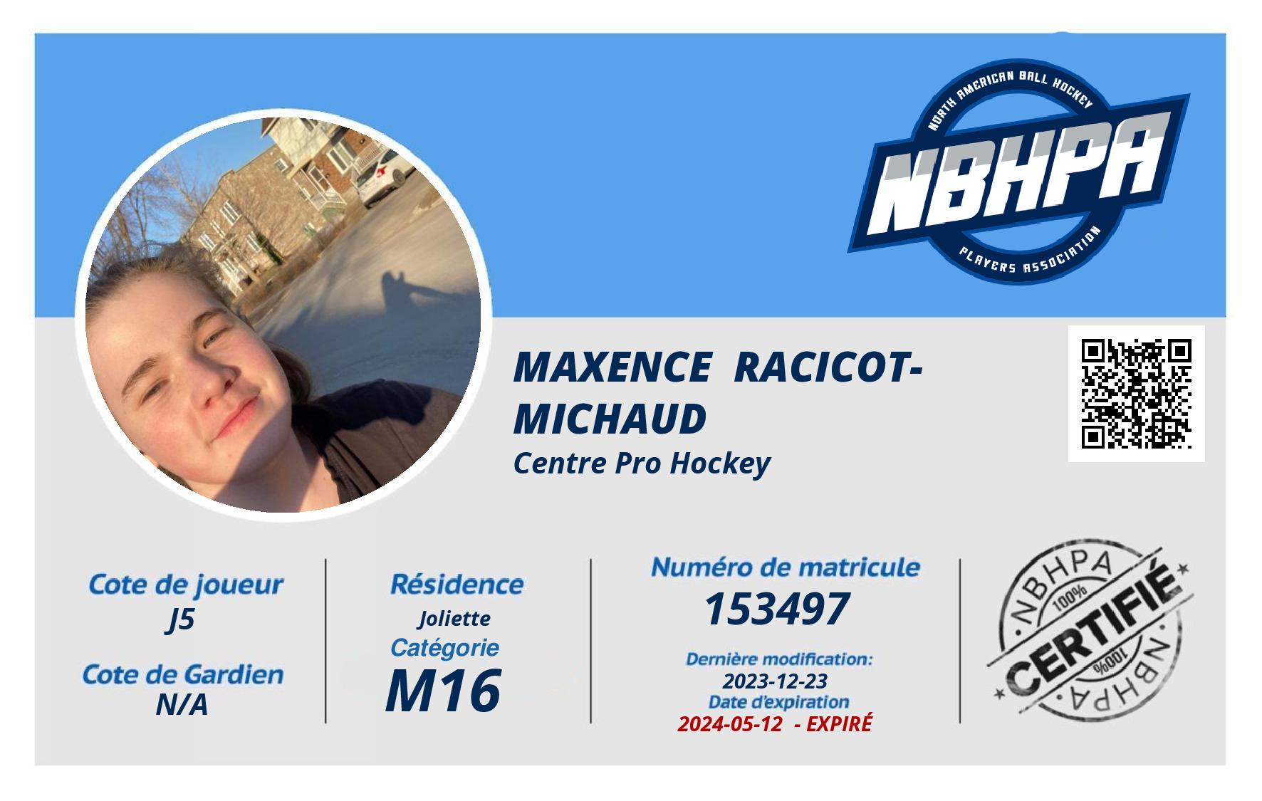 Maxence  Racicot-michaud