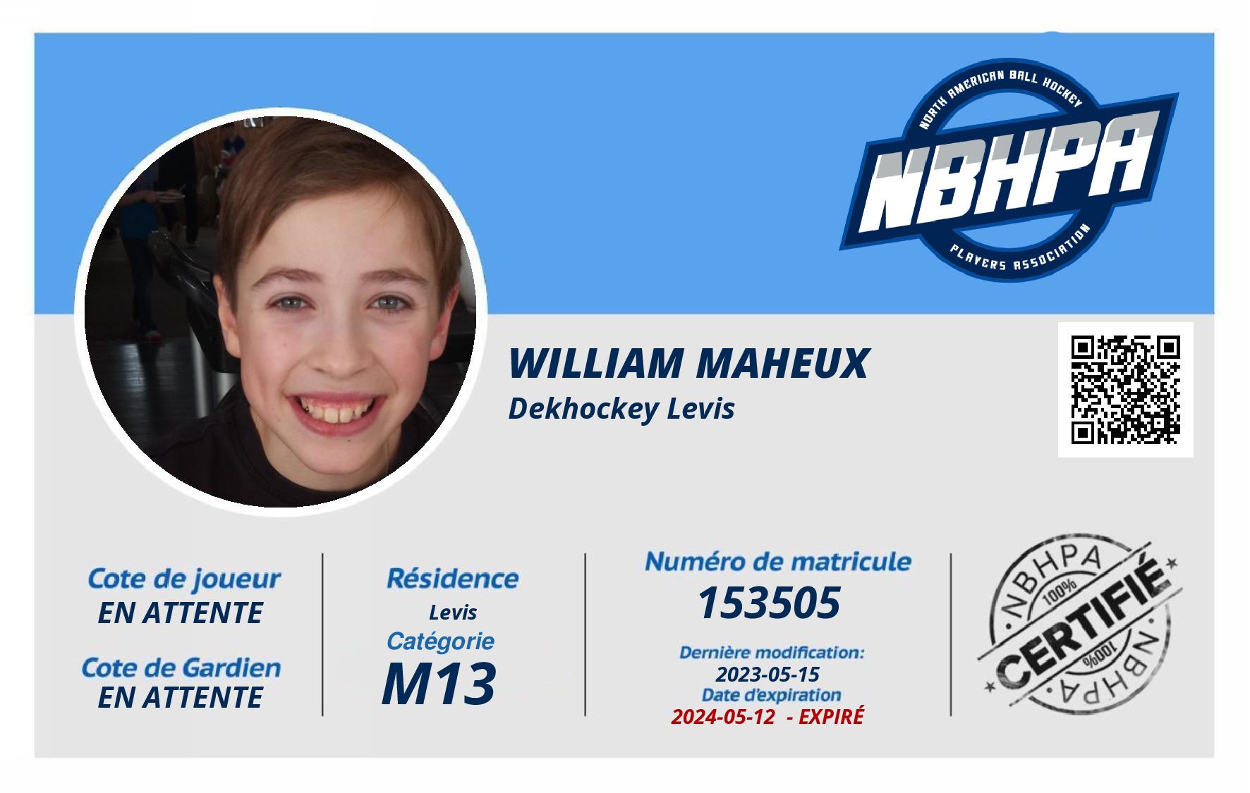 William Maheux