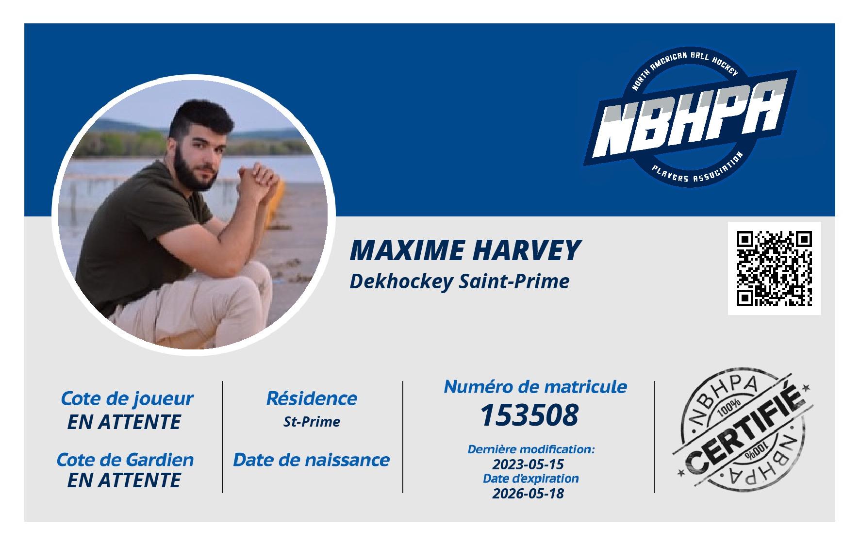 Maxime Harvey