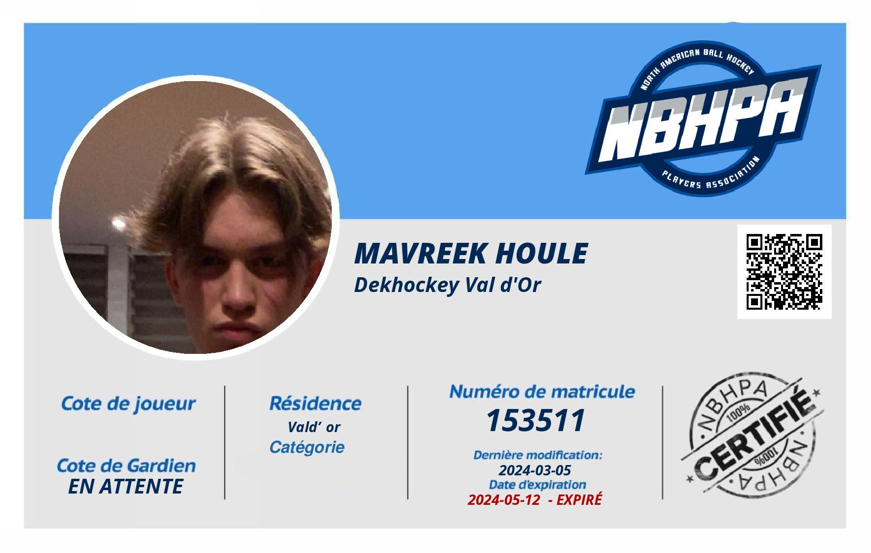 Mavreek Houle