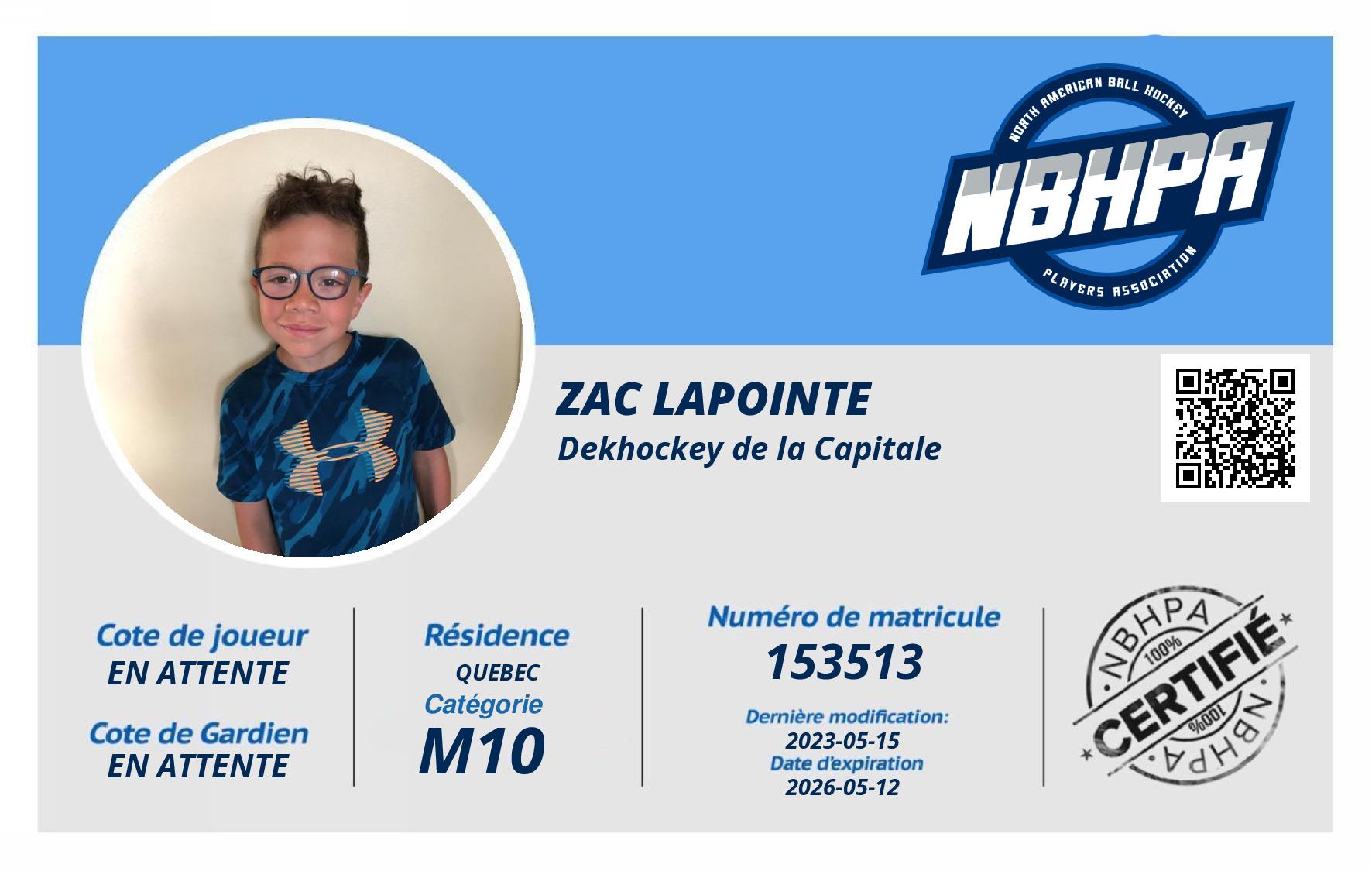 Zac Lapointe