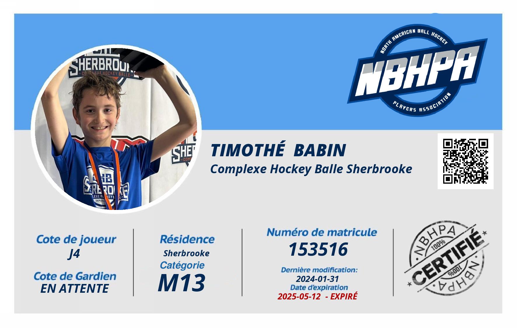 Timothé  Babin