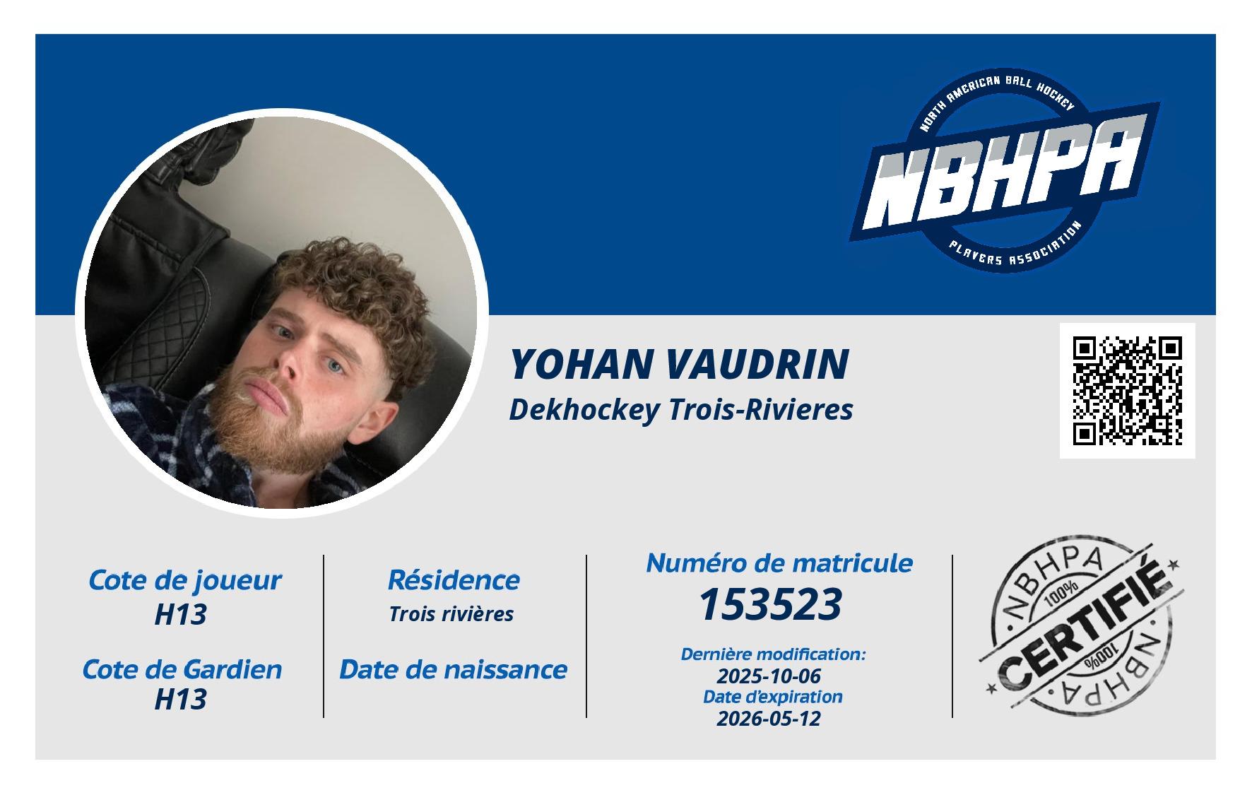 Yohan Vaudrin