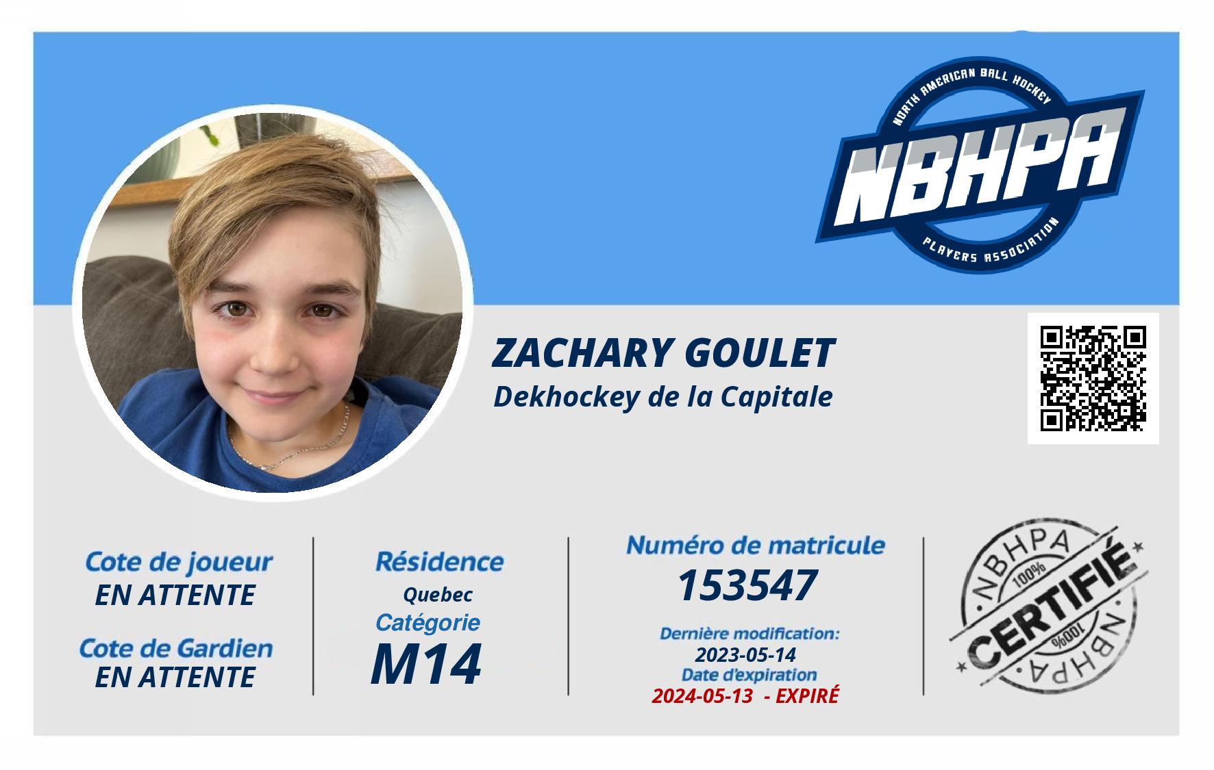 Zachary Goulet
