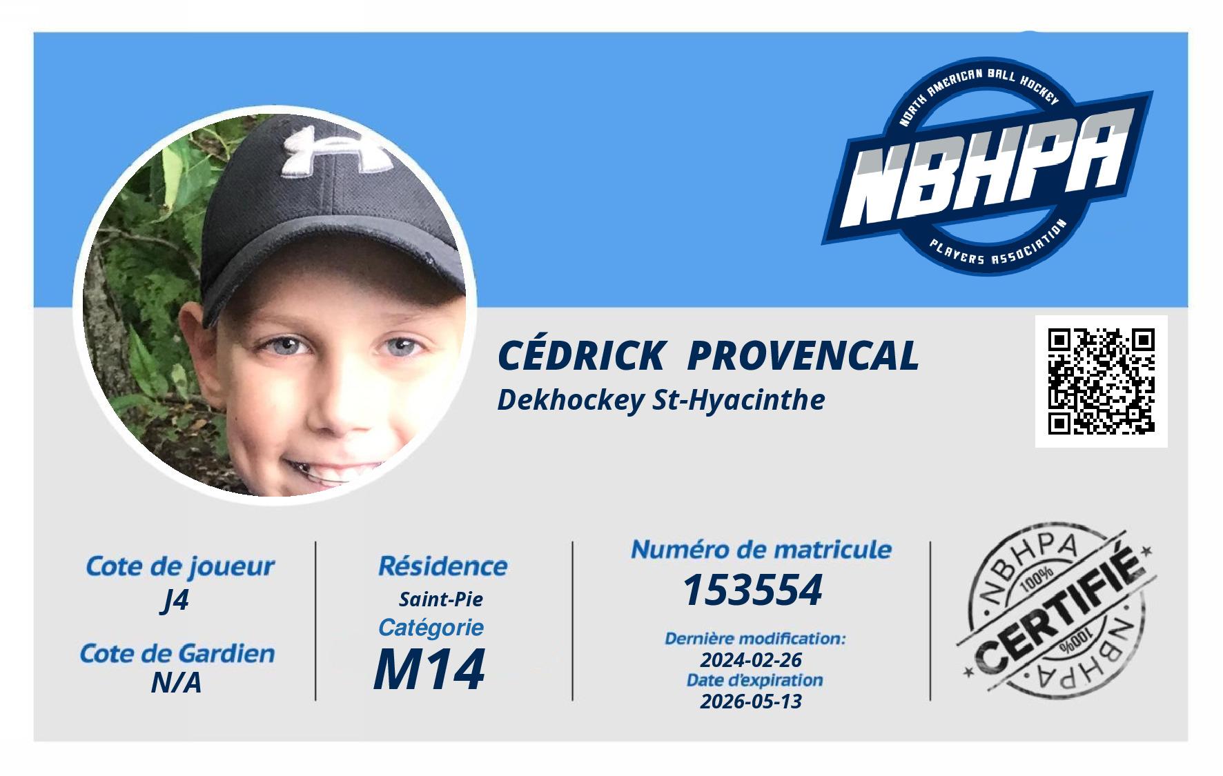 Cédrick  Provencal