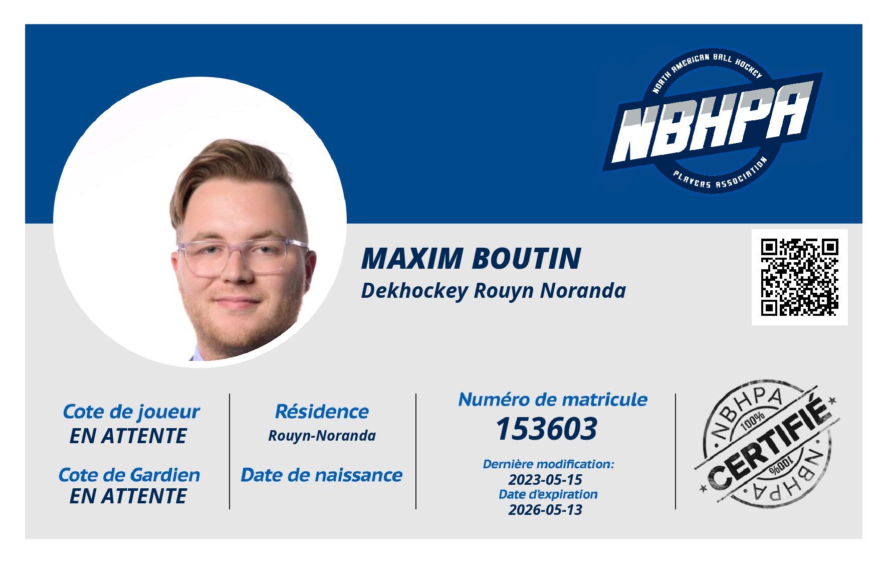 Maxim Boutin