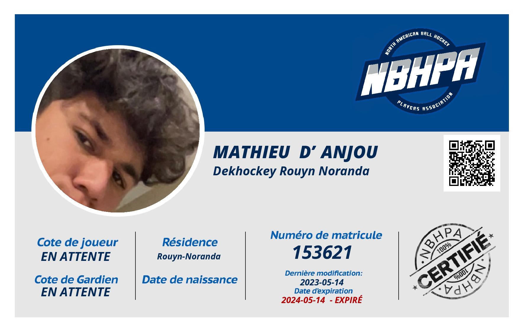 Mathieu  D’Anjou