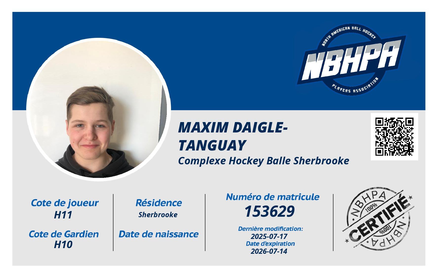 Maxim Daigle-Tanguay