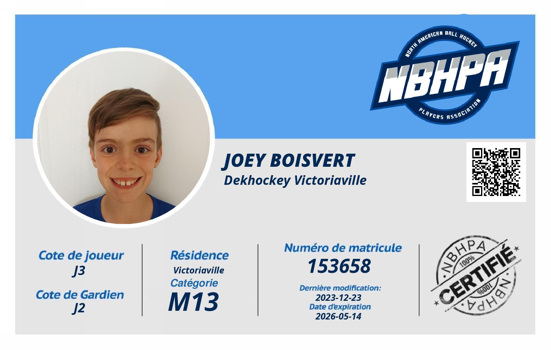 Joey Boisvert 
