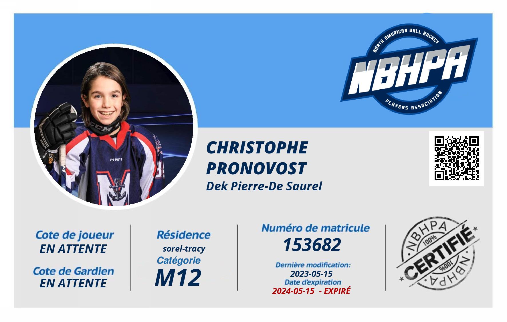 Christophe Pronovost