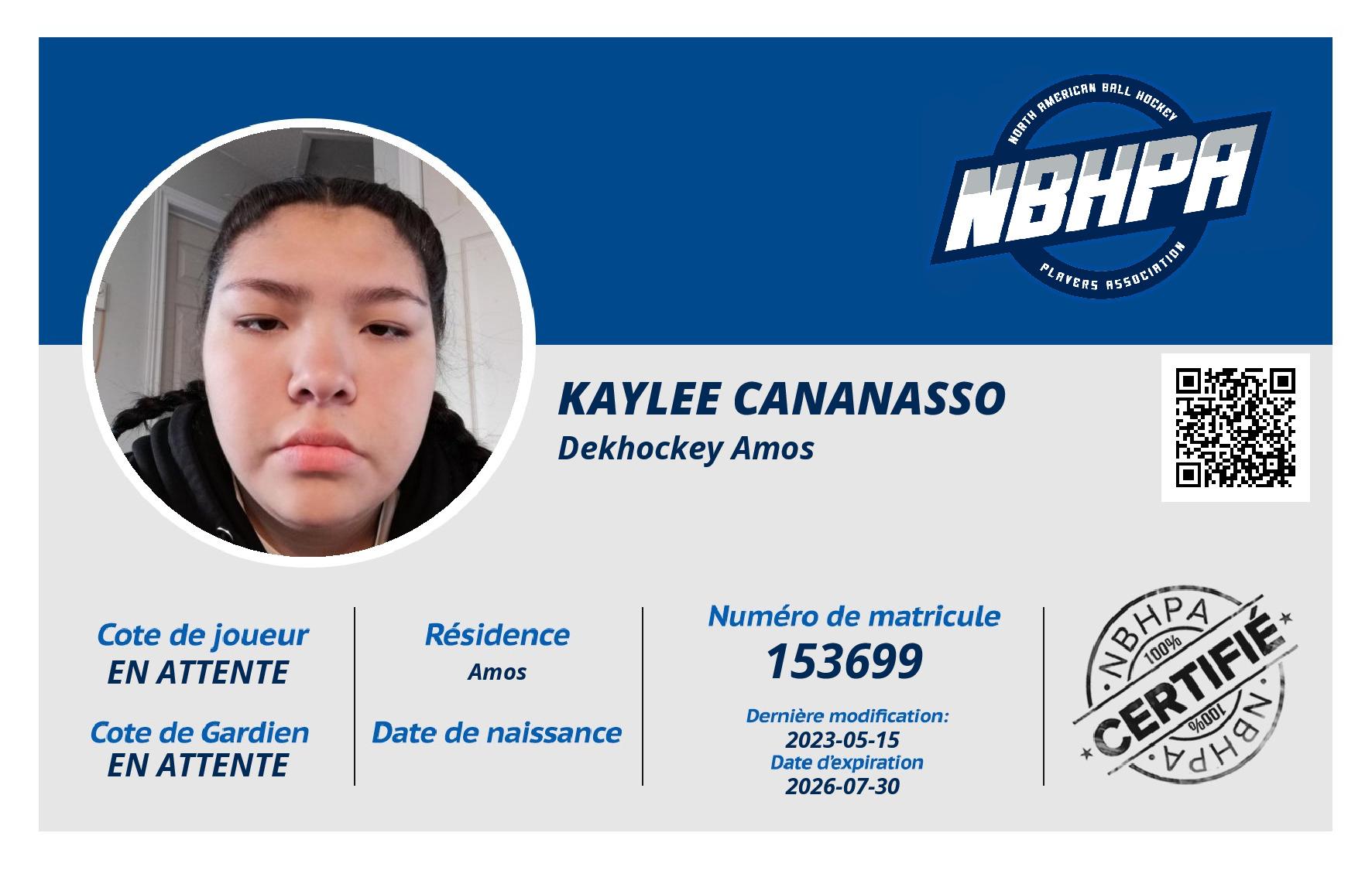 Kaylee Cananasso