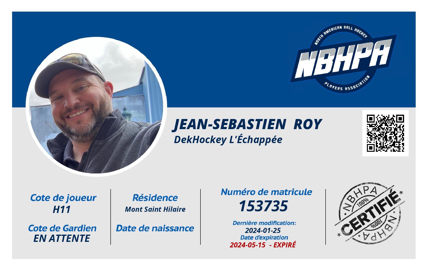 Jean-Sebastien  Roy