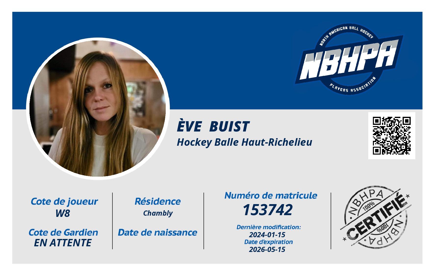 Ève  Buist