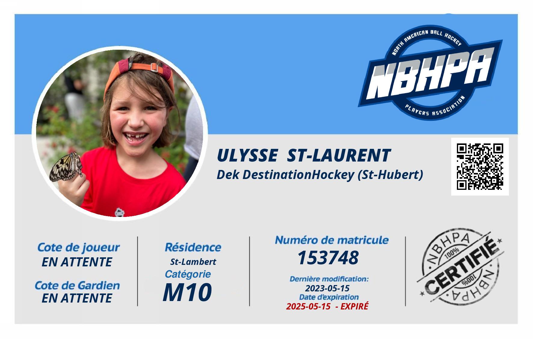 Ulysse  St-Laurent