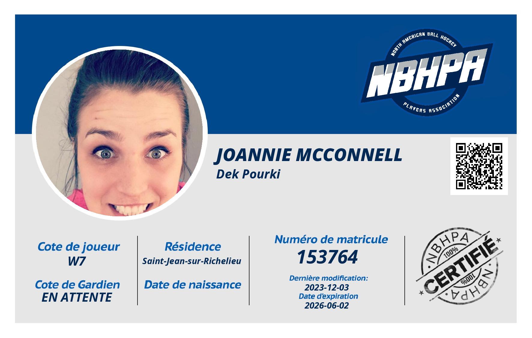 Joannie Mcconnell