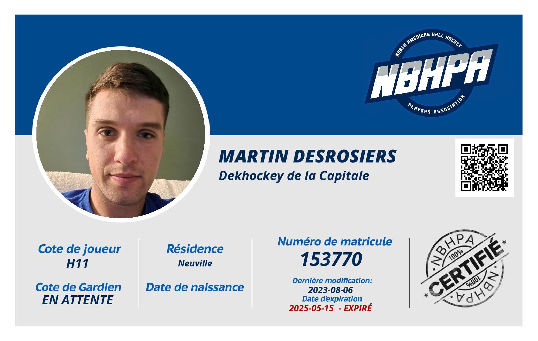 Martin Desrosiers